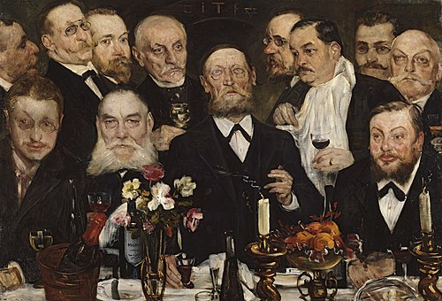 Die Logenbrüder, 1898, Lovis Corinth