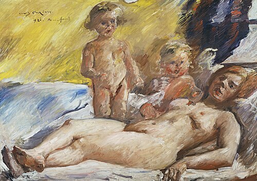 Akt mit Putten, 1921, Lovis Corinth