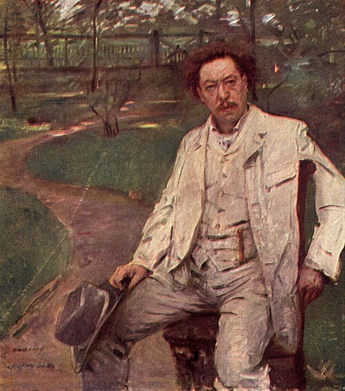 Portrait of the pianist Conrad Ansorge, 1903, Lovis Corinth