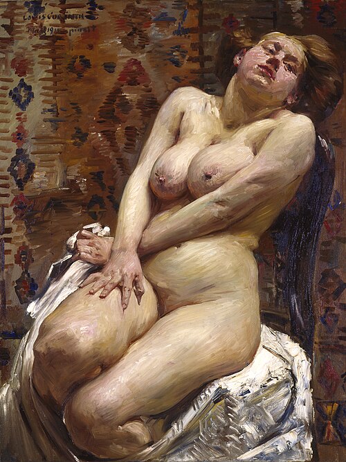 Nana, nu féminin, 1911, Lovis Corinth