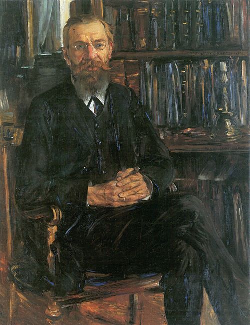 Portrait of Dr Edward Meyer (1855-1930), German historian, 1911, Lovis Corinth