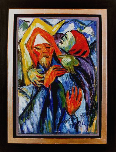 Der Judaskuss, 1920, Hans Breinlinger