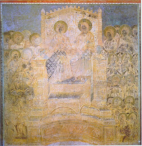 Christ and Mary in glory, 1277, Cimabue