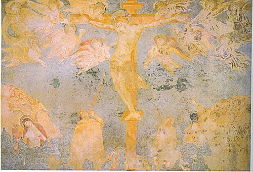 Crucifixion (right transept), 1277, Cimabue