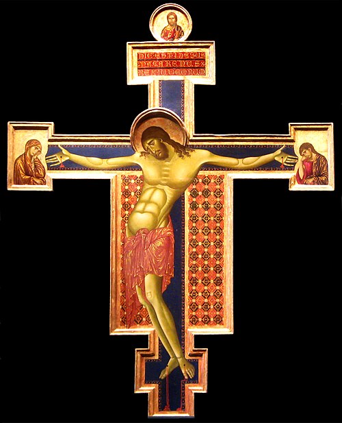 Crucifix by Cimabue, San Domenico (Arezzo), 1300, Cimabue