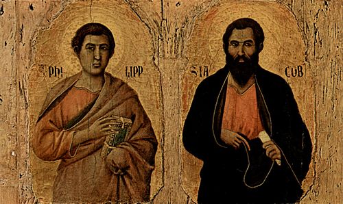 Apostles Philip and James the Elder, 1309, Duccio di Buoninsegna