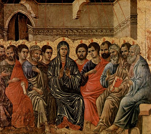 Pentecost, 1309, Duccio di Buoninsegna