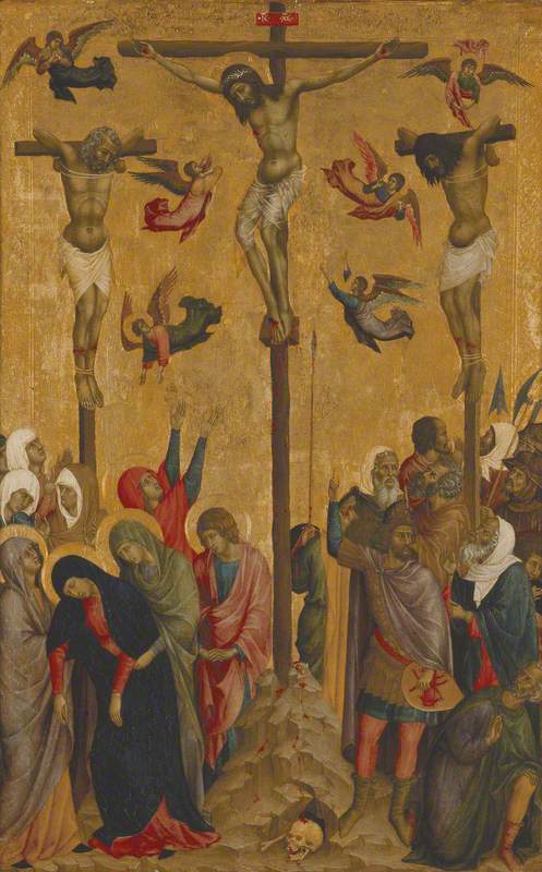 The Crucifixion, 1322, Duccio di Buoninsegna