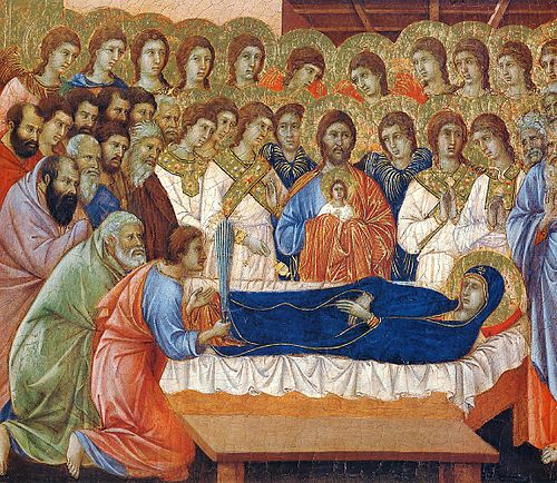 Dormation of the Virgin, , Duccio di Buoninsegna