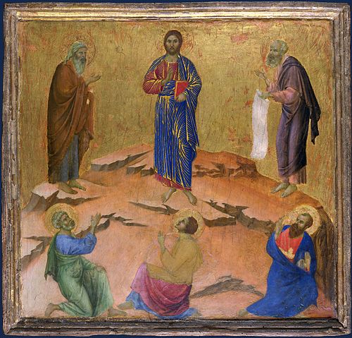 The Transfiguration, 1300, Duccio di Buoninsegna