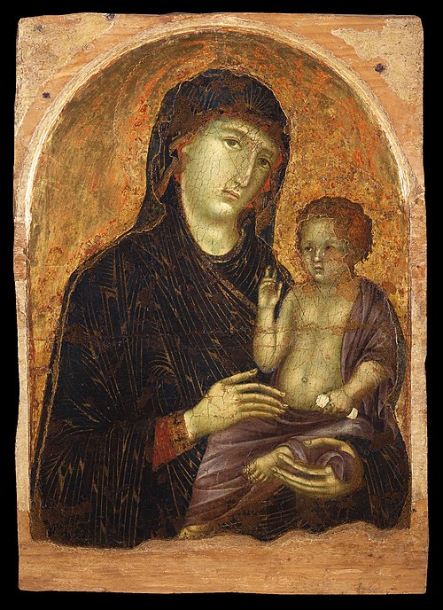 Madonna di Buonconvento, 1300, Duccio di Buoninsegna