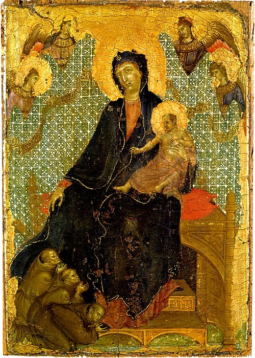 The Madonna of the Franciscans, 1280, Duccio di Buoninsegna