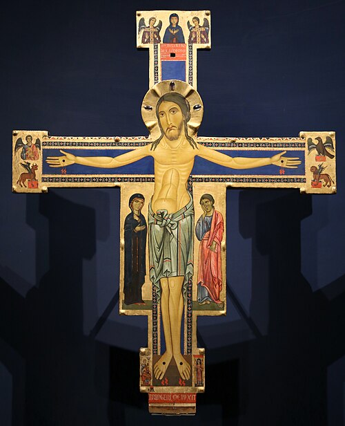 Crucifix Berlinghieri de Lucques, 1210, Berlinghiero Berlinghieri
