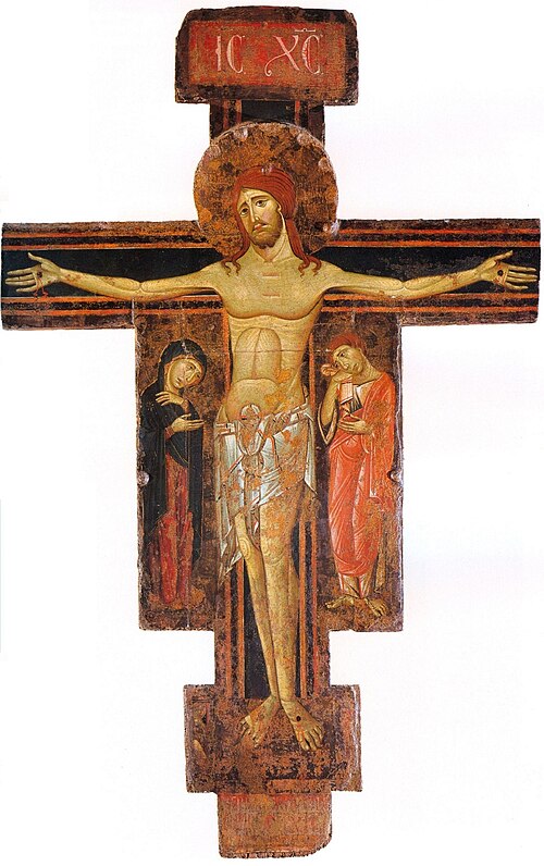 Crucifix de Fucecchio, 1230, Berlinghiero Berlinghieri
