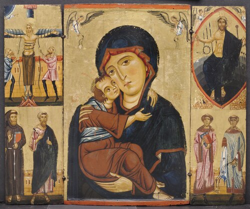 Virgin and Child with Saints, 1225, Berlinghiero Berlinghieri