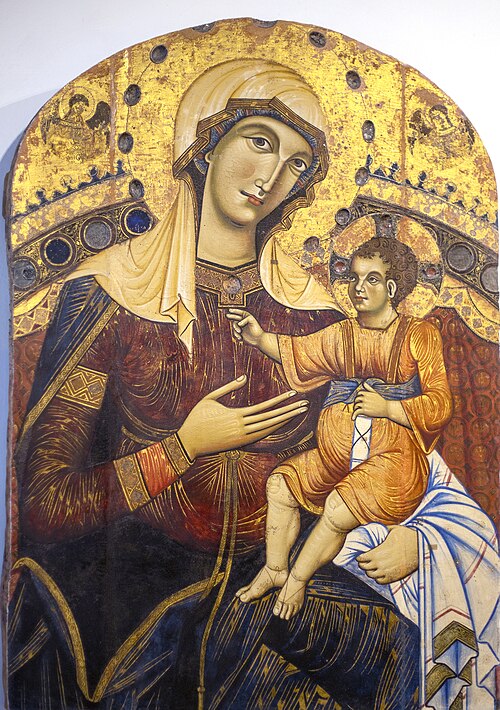 Vierge de saint Bernardin, 1262, Guido da Siena