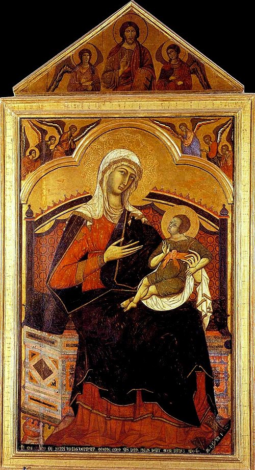 Vierge en majesté de San Domenico, 1270, Guido da Siena