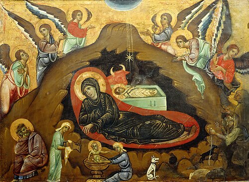 La Nativité, 1275, Guido da Siena