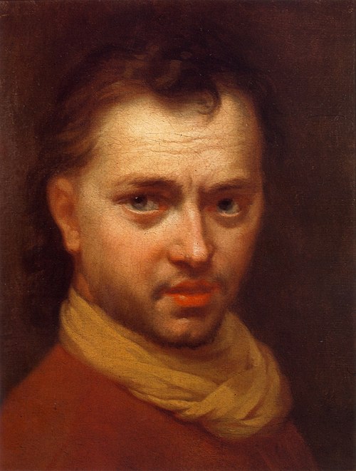 Portrait of a young man, supposedly a self-portrait, 1697, Hans Hinrich Rundt