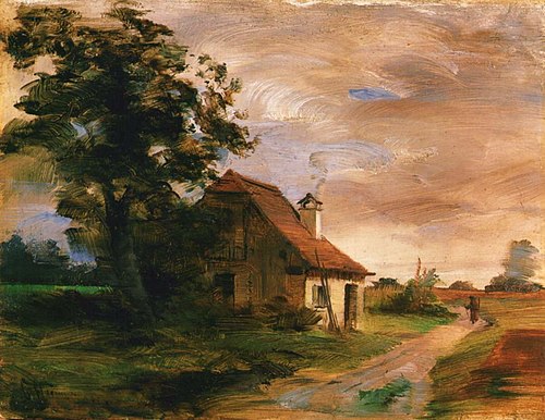 Bauernhaus in Breitbrunn am Chiemsee, 1887, Curt Herrmann
