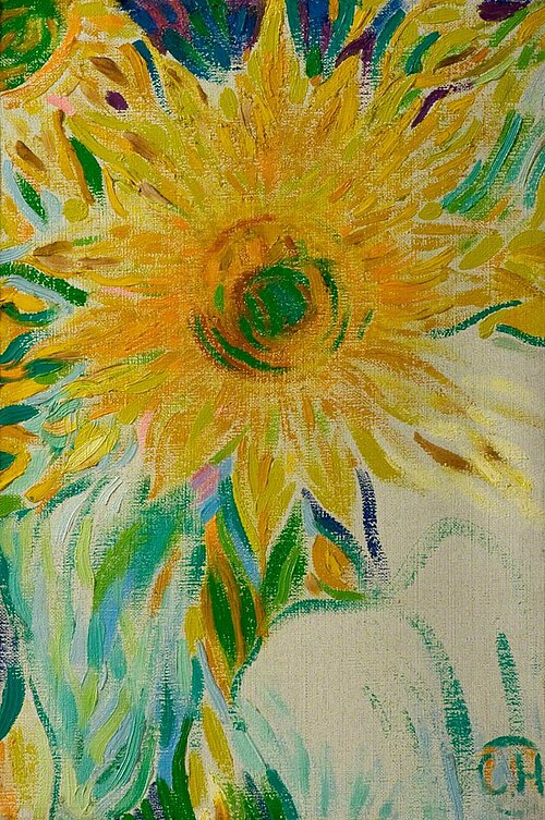 Sunflowers, 1916, Curt Herrmann