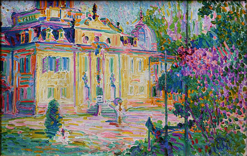 Belvedere Castle near Weimar, 1912, Curt Herrmann