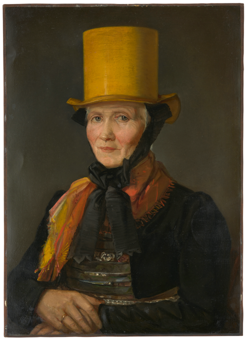 Portrait en buste de Johanna Dold, 1900, Dionys Ganter