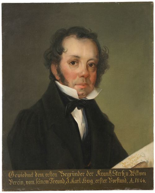 Bildnis des Joseph Dilger, 1844, Dionys Ganter