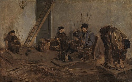The Basketweavers (Die Korbflechter), 1872, Max Liebermann