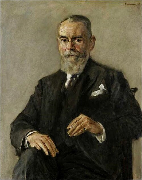 Portrait August Batschari, 1918, Max Liebermann