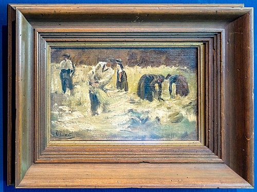 Grain Harvest, 1874, Max Liebermann