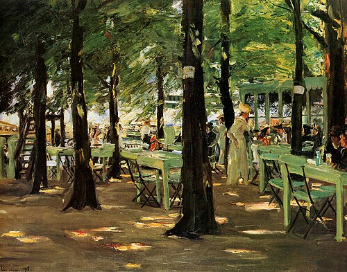 De Oude Vink Restaurant in Leiden, 1905, Max Liebermann