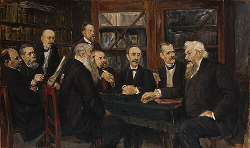 Der Hamburgische Professorenkonvent, 1900, Max Liebermann