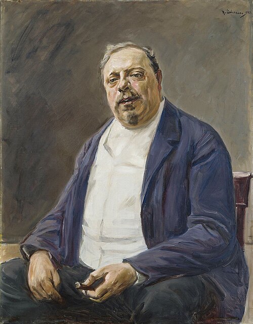 Portrait of Alfred von Berger, 1905, Max Liebermann