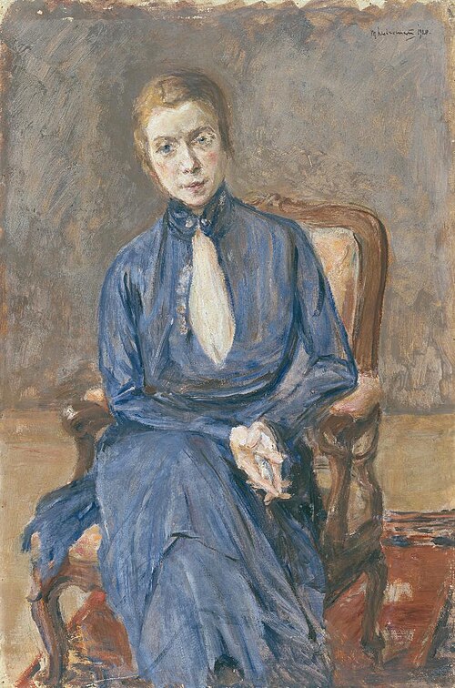 Bildnis Lola Leder, 1920, Max Liebermann