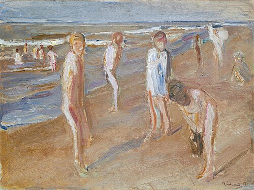 Badende Knaben, 1909, Max Liebermann