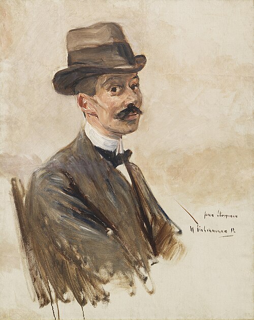 Portrait of Theodor Stoperan, 1912, Max Liebermann