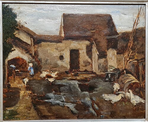 Farm in Barbizon, 1874, Max Liebermann