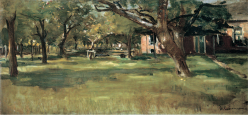Study to  „Bleaching", 1882, Max Liebermann