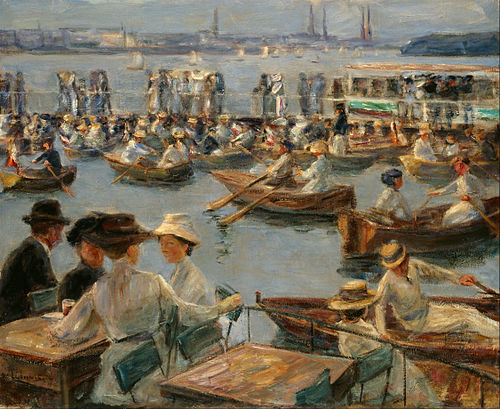On the Alster in Hamburg, 1910, Max Liebermann