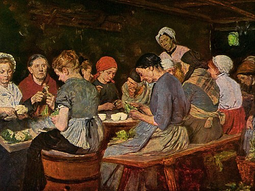 Les Fabricantes de conserves, 1879, Max Liebermann