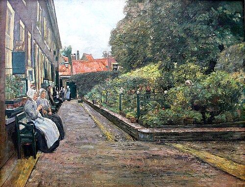 Stephens Home at Leiden, 1889, Max Liebermann