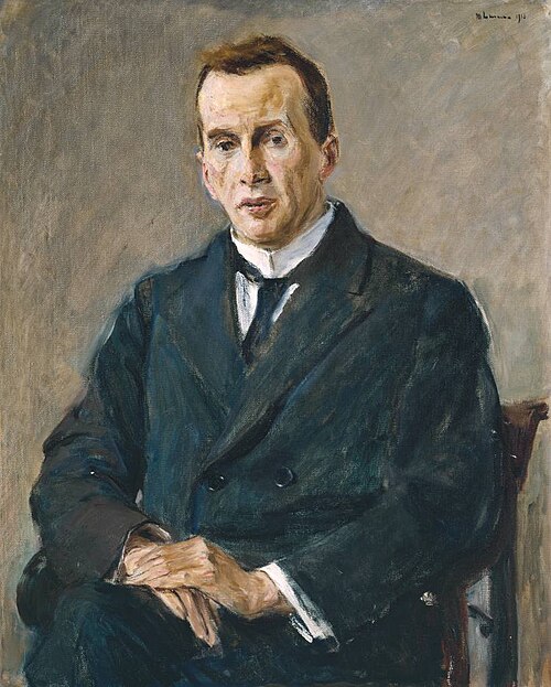 Herrenporträt Professor Cassirer, 1918, Max Liebermann