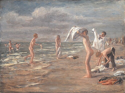 Boys Bathing, 1898, Max Liebermann