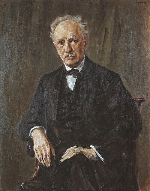 Portrait of Richard Strauss, 1918, Max Liebermann