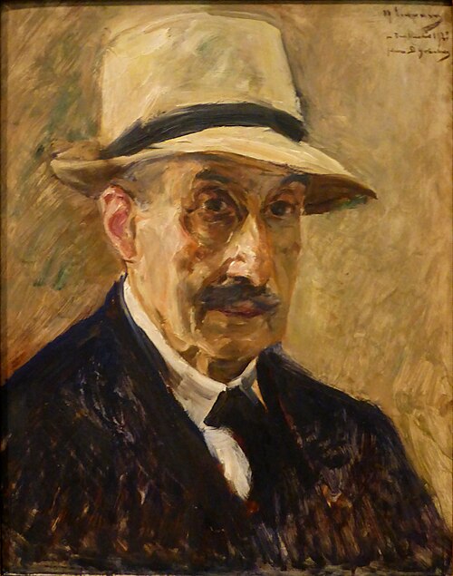 Autoportrait, 1929, Max Liebermann