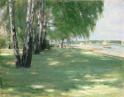 The Garden of the Artist in Wannsee, 1918, Max Liebermann