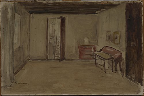 Interior, 1915, Max Liebermann