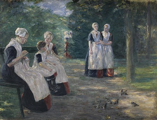 Le Jardin de l'orphelinat communal de la ville d'Amsterdam, 1894, Max Liebermann