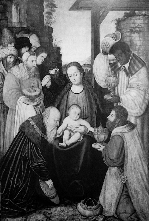 L'Adoration des mages, 1520, Johannes Kemmer